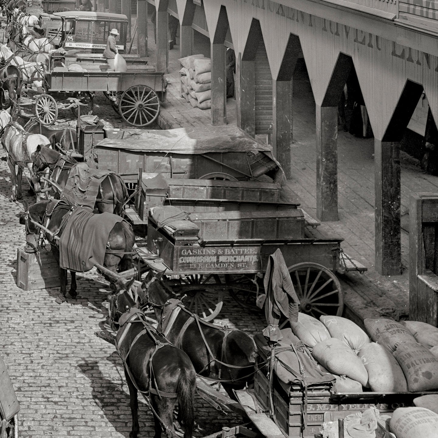 Baltimore, Maryland, Light Street looking North Historical Pix