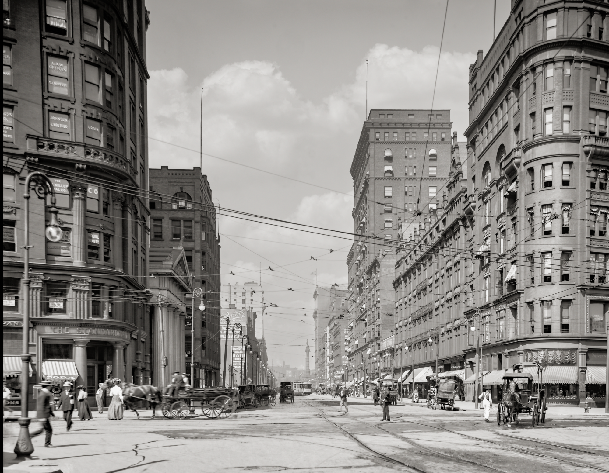 Cleveland Ohio, Euclid Avenue, Early 1900s Historical Pix