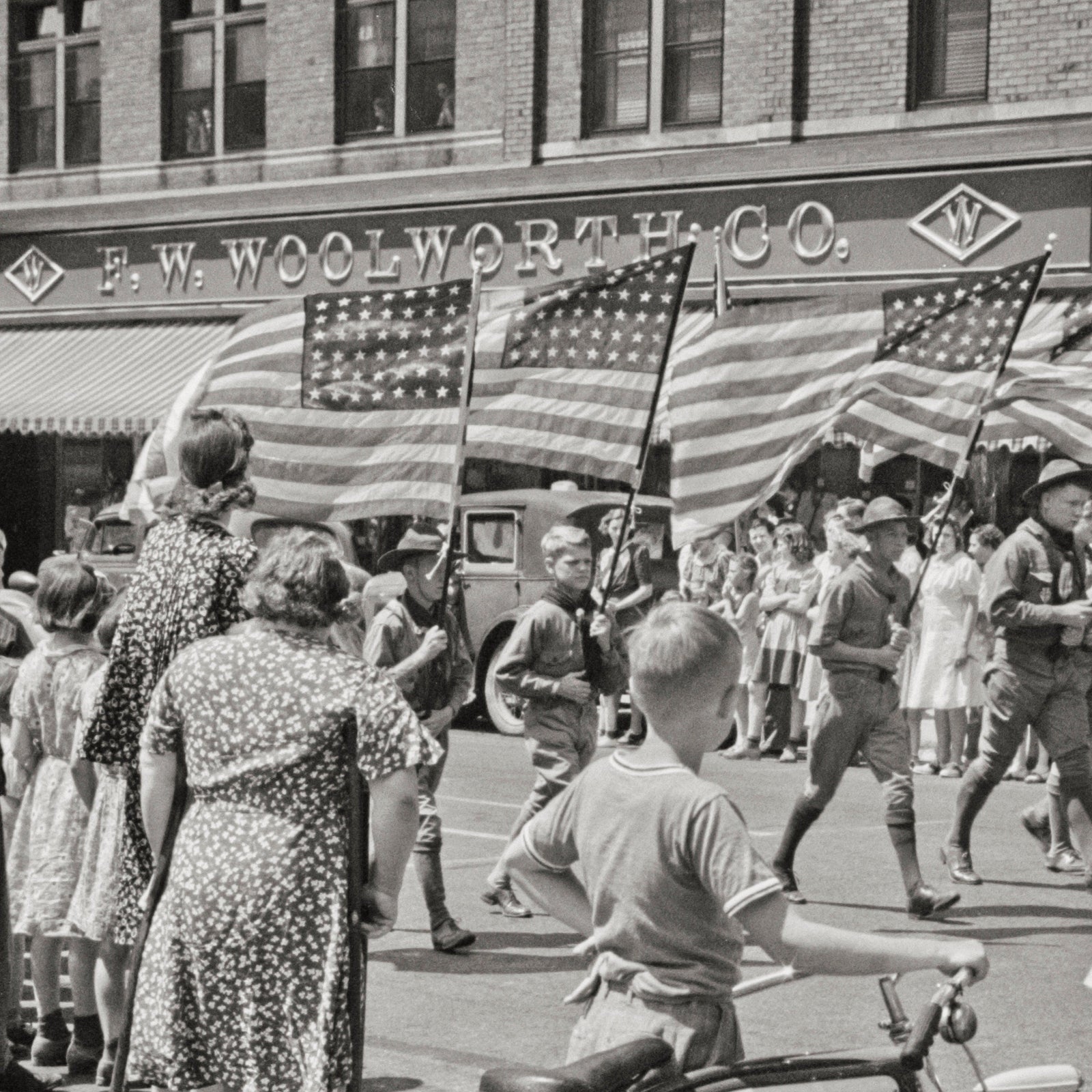 Fourth of July Parade, Watertown, Wisconsin, Boy Scouts, 1941 Historical Pix
