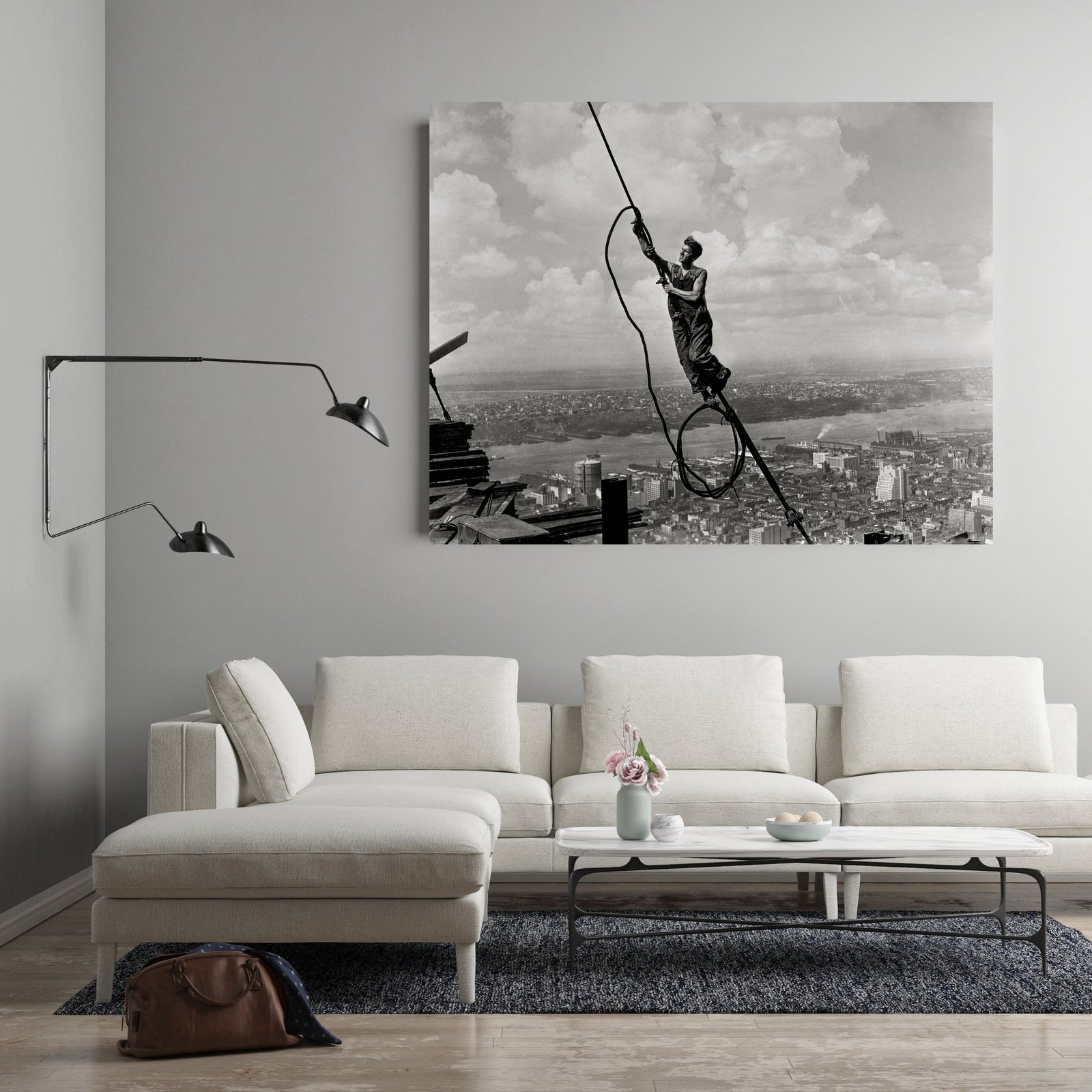 Icarus, Lewis Hine, 1930, Empire State Building Historical Pix