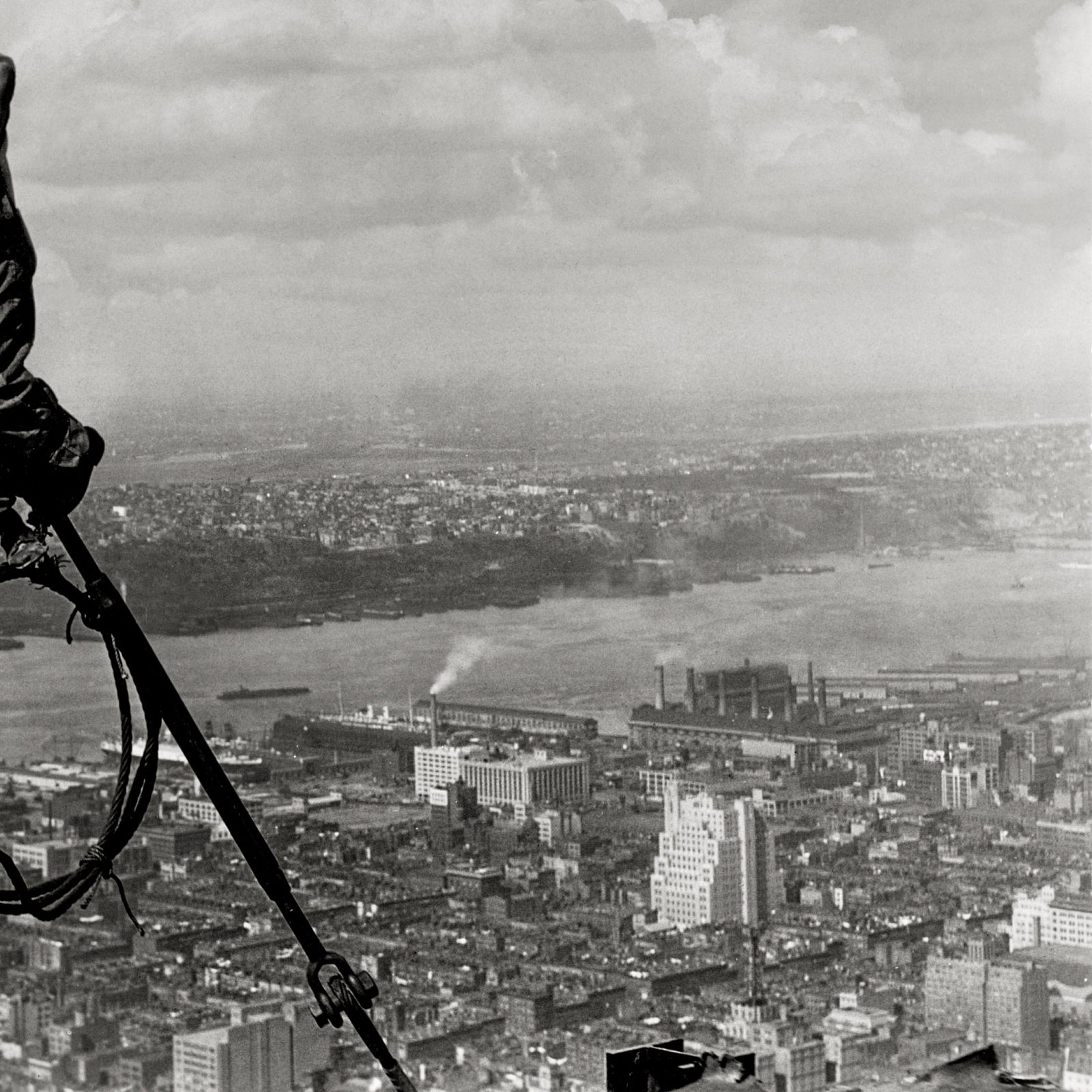 Icarus, Lewis Hine, 1930, Empire State Building Historical Pix