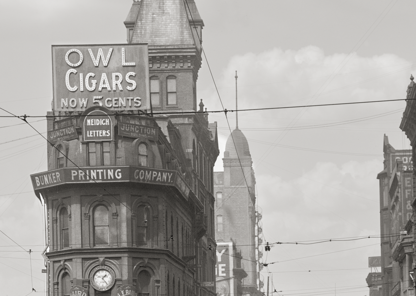 Kansas City, MO, 1906, Junction of Main and Delaware Street Historical Pix