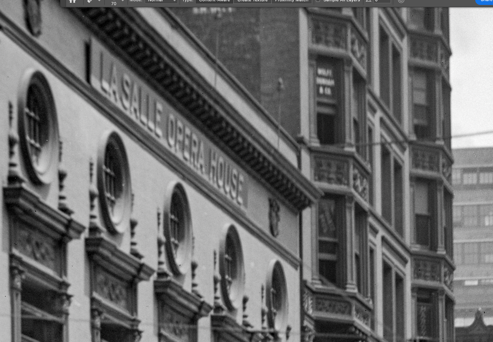 Madison Street, Hotel Brevoort & La Salle Opera House, Chicago, Illinois 1910 Historical Pix