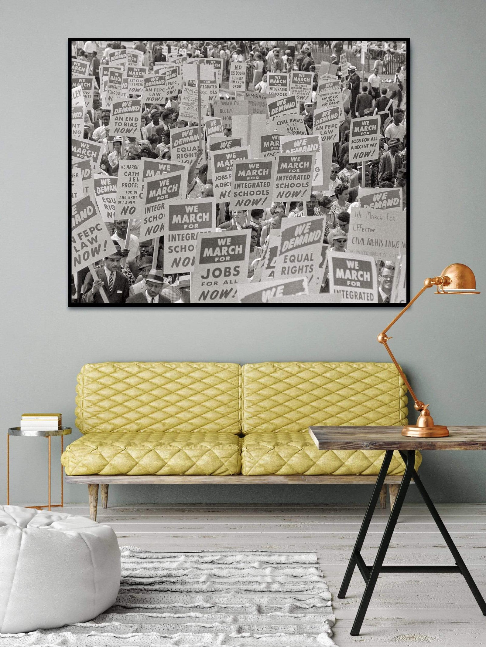 March On Washington Protest Signs, 1963 Historical Pix