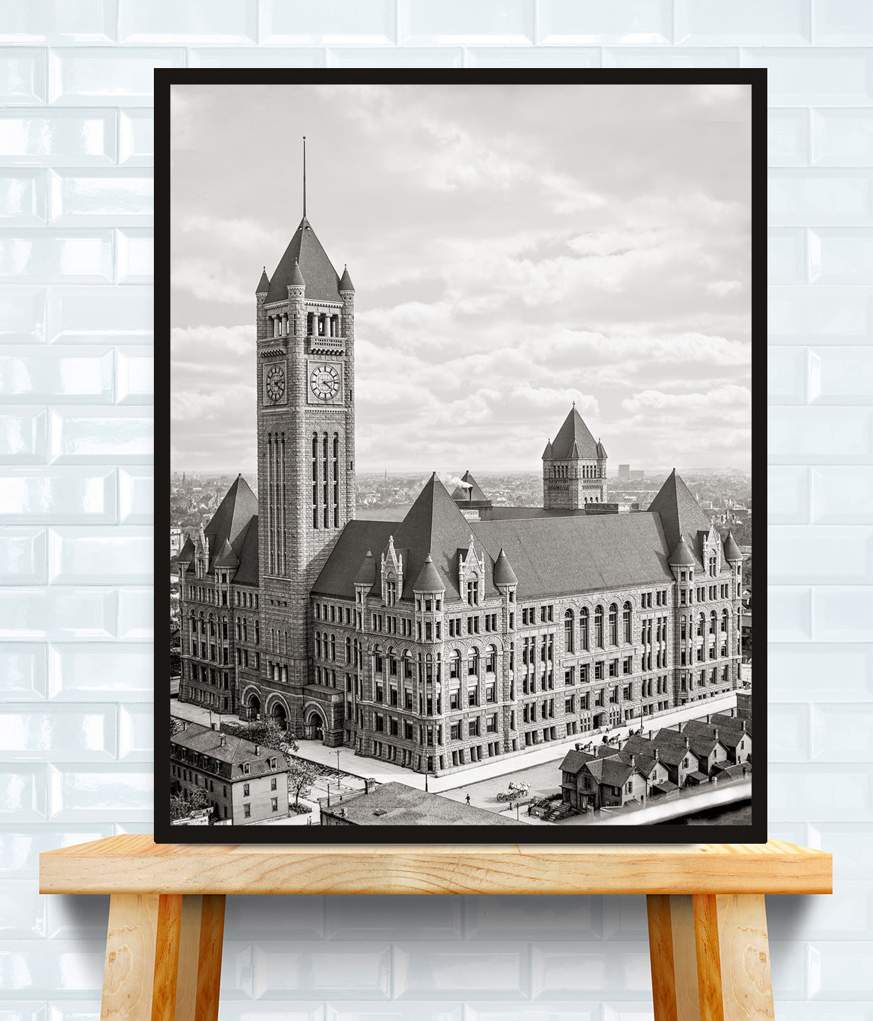 Minneapolis Court House and City Hall Photo, Minneapolis Minnesota, 1905 Historical Pix