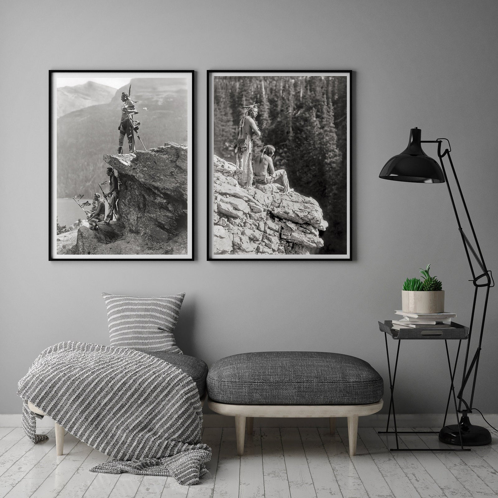 Native American Photography Wall Collection, Roland Reed, Blackfoot, 1910 Historical Pix