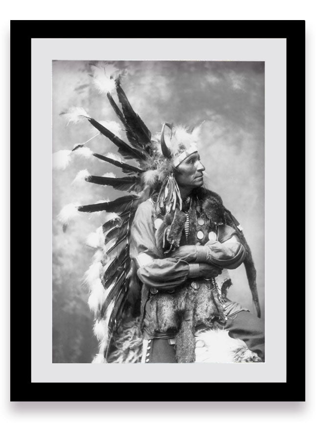 Native American Portrait of Little Horse, Sioux Tribe, 1899 Historical Pix