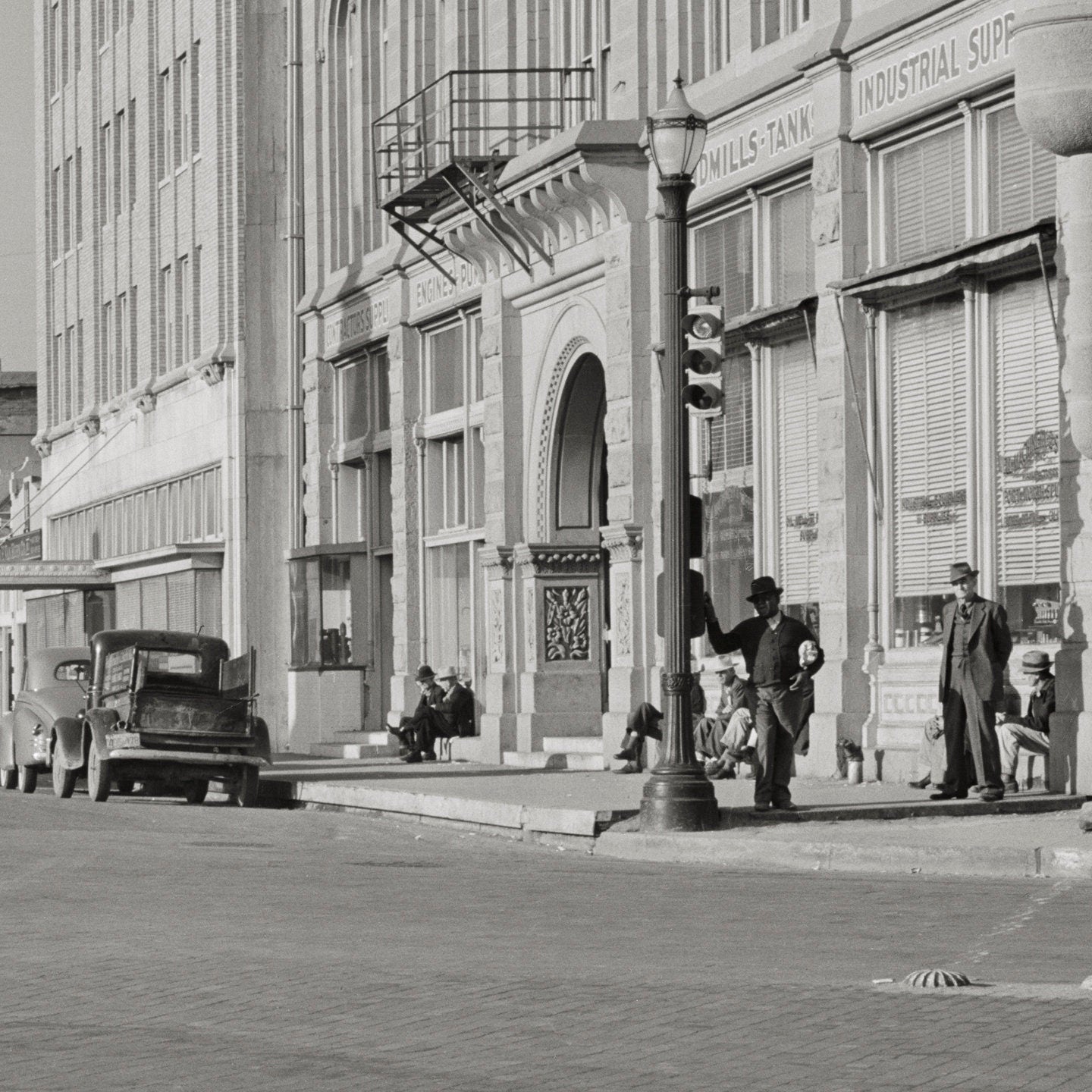 Old Fort Worth Texas, Main Street, 1942 Historical Pix