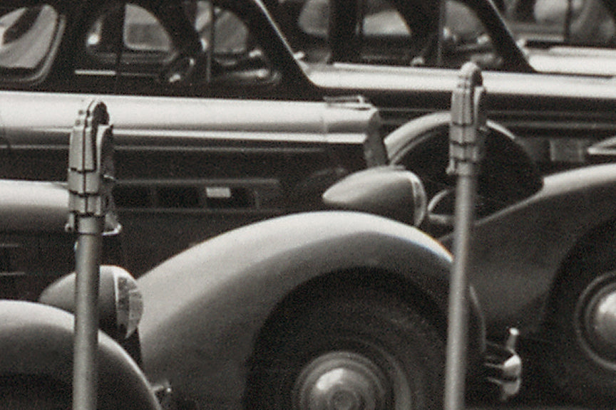 Omaha, Nebraska Cars, Main Street, John Vachon, 1938 Historical Pix