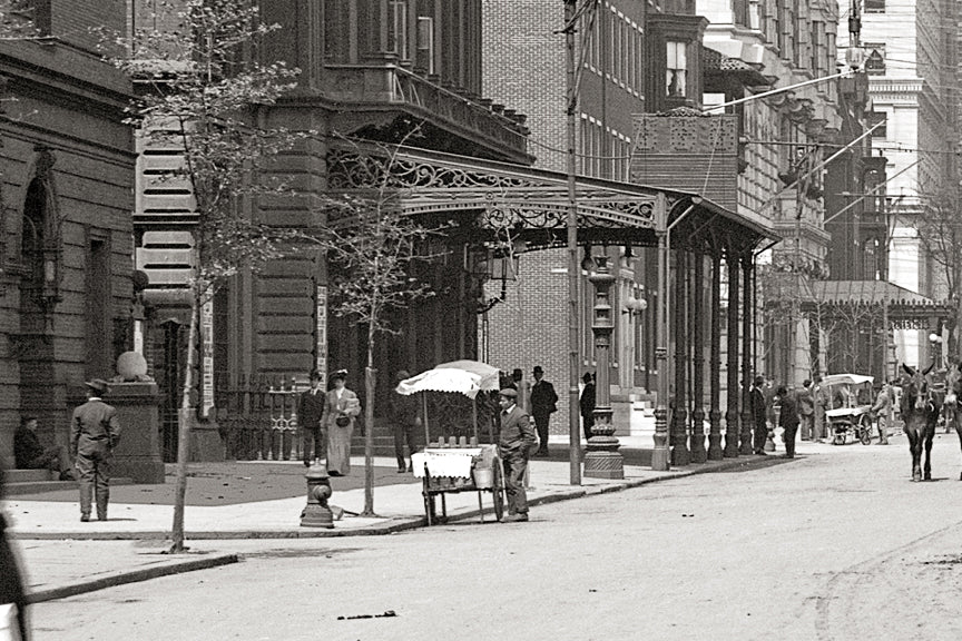 Philadelphia PA, Early 1900s Photo Broad/Spruce Streets Historical Pix
