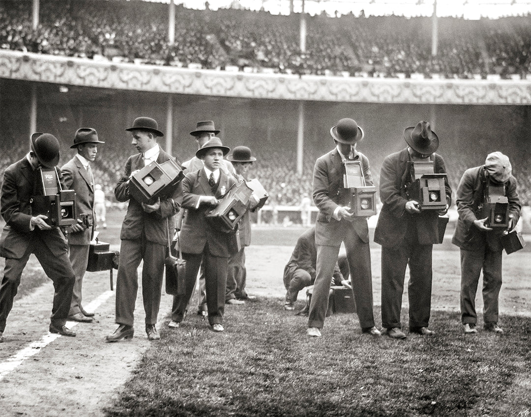 Photographer's With Old Cameras, 1914 Historical Pix