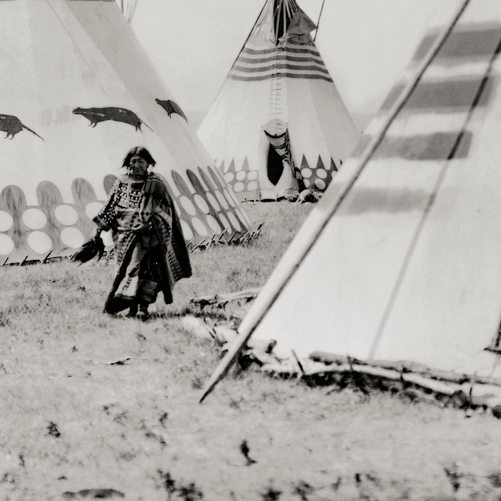 Roland Reed "Blood Camp", Native American,1913 Historical Pix