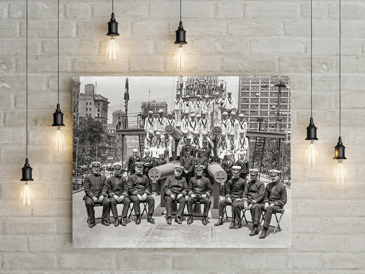 Sailors Photo, USS Recruit, circa 1910 Historical Pix