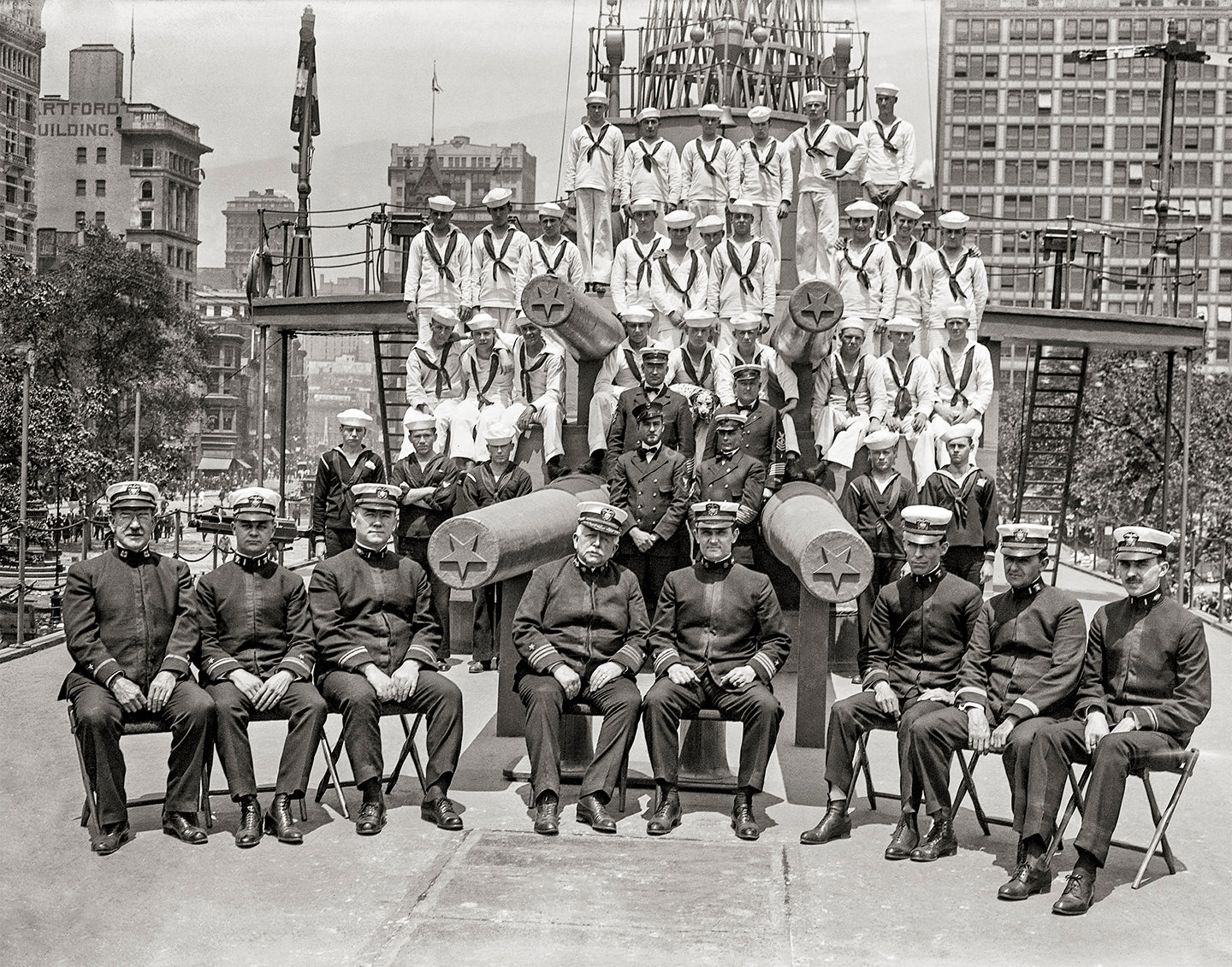 Sailors Photo, USS Recruit, circa 1910 Historical Pix