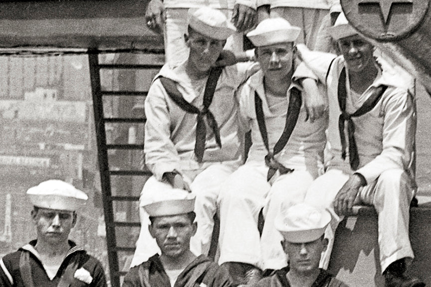 Sailors Photo, USS Recruit, circa 1910 Historical Pix