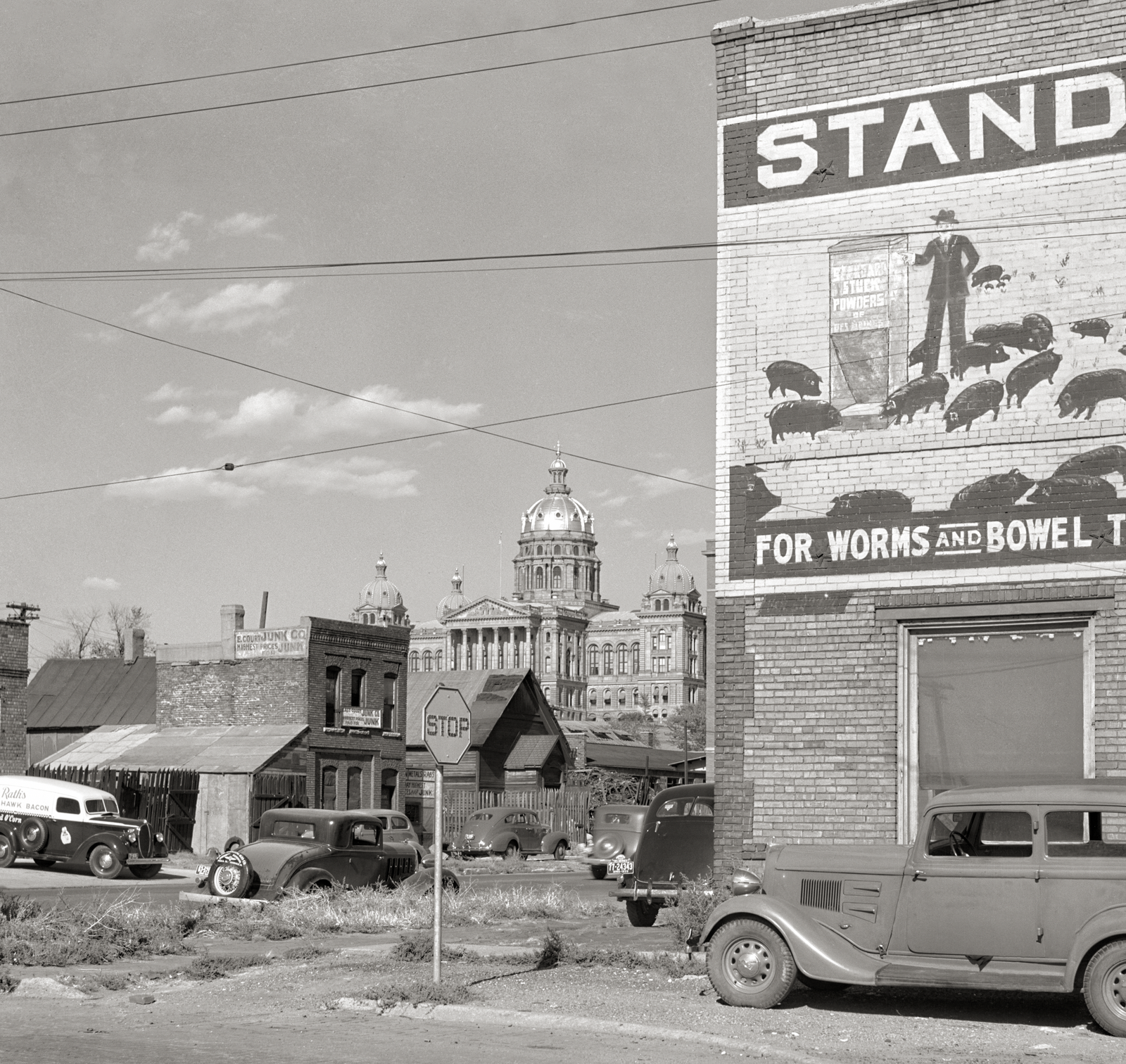 Des Moines Iowa State Capitol, 1939