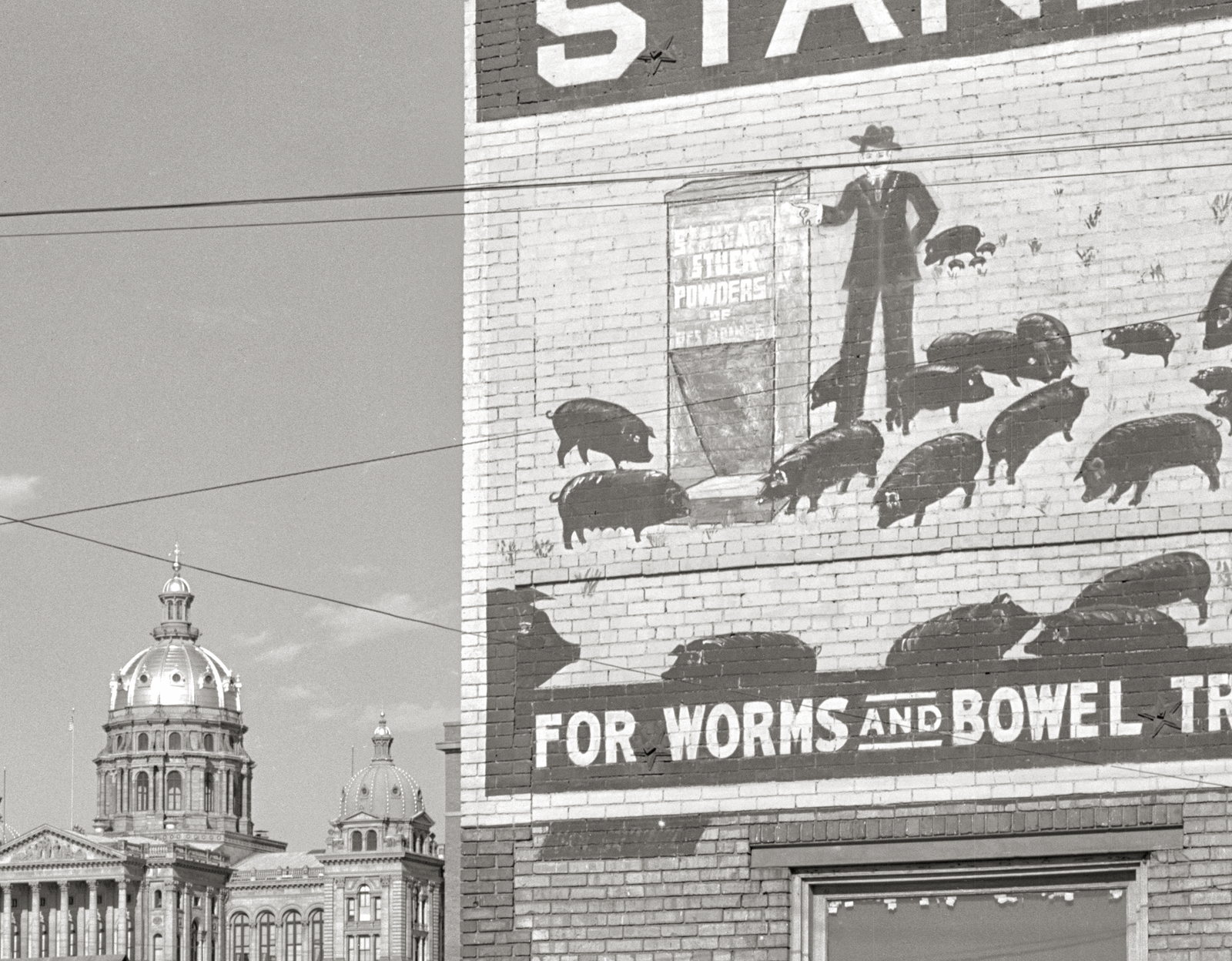 Des Moines Iowa State Capitol, 1939