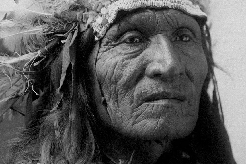 Sioux Native American Portrait, Chief He Dog, 1900 Historical Pix