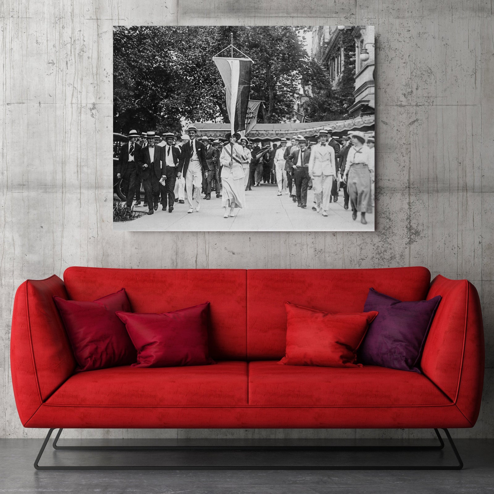 Suffragette Iris Calderhead and Julia Hurlbut Protesting, Kansas, 1917 Historical Pix