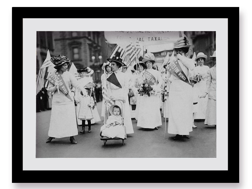 Suffragettes Protesting Equal Voting Rights, 1900 Historical Pix
