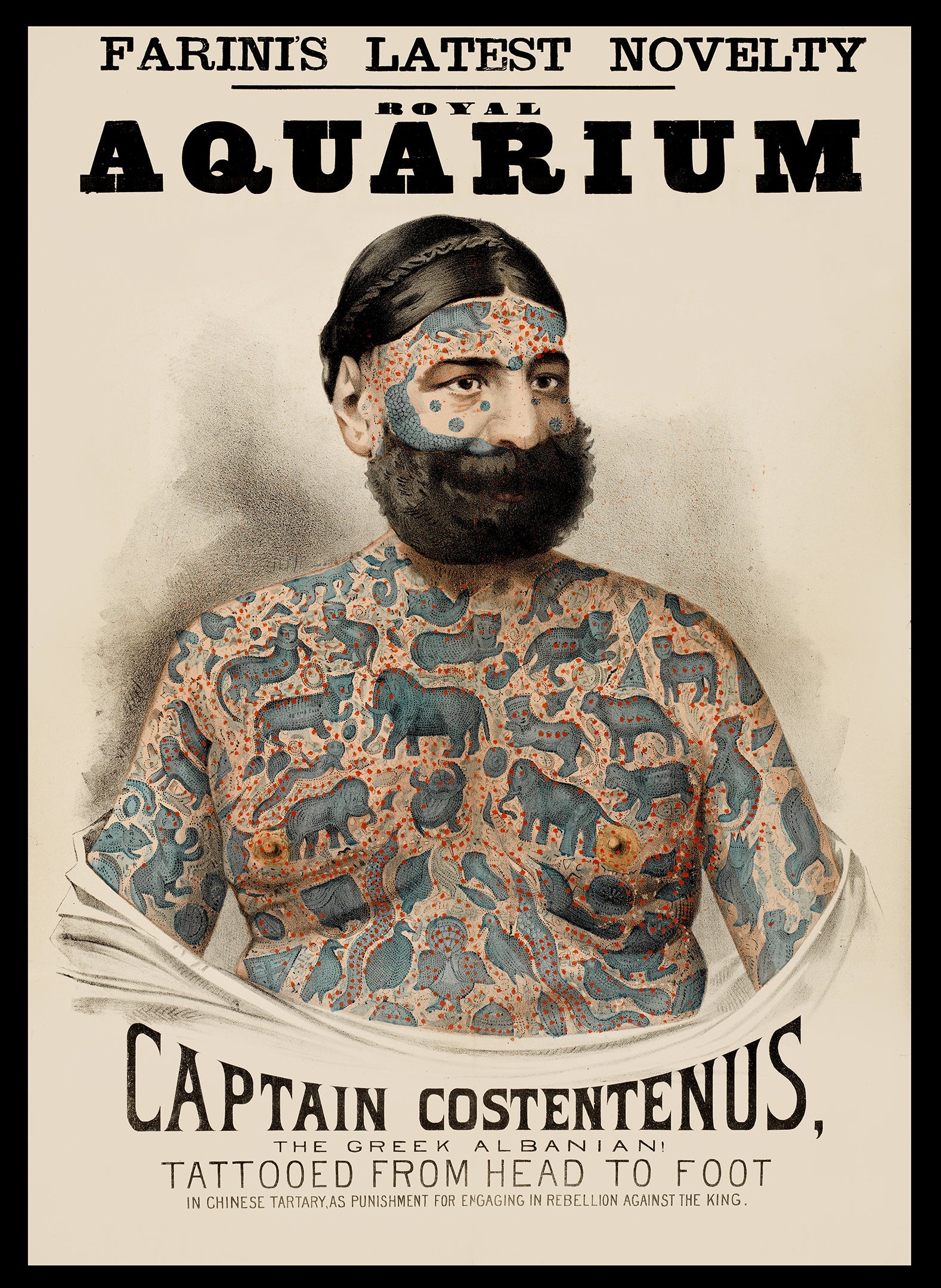 Tattoo Art, Captain Costentenus Historical Pix
