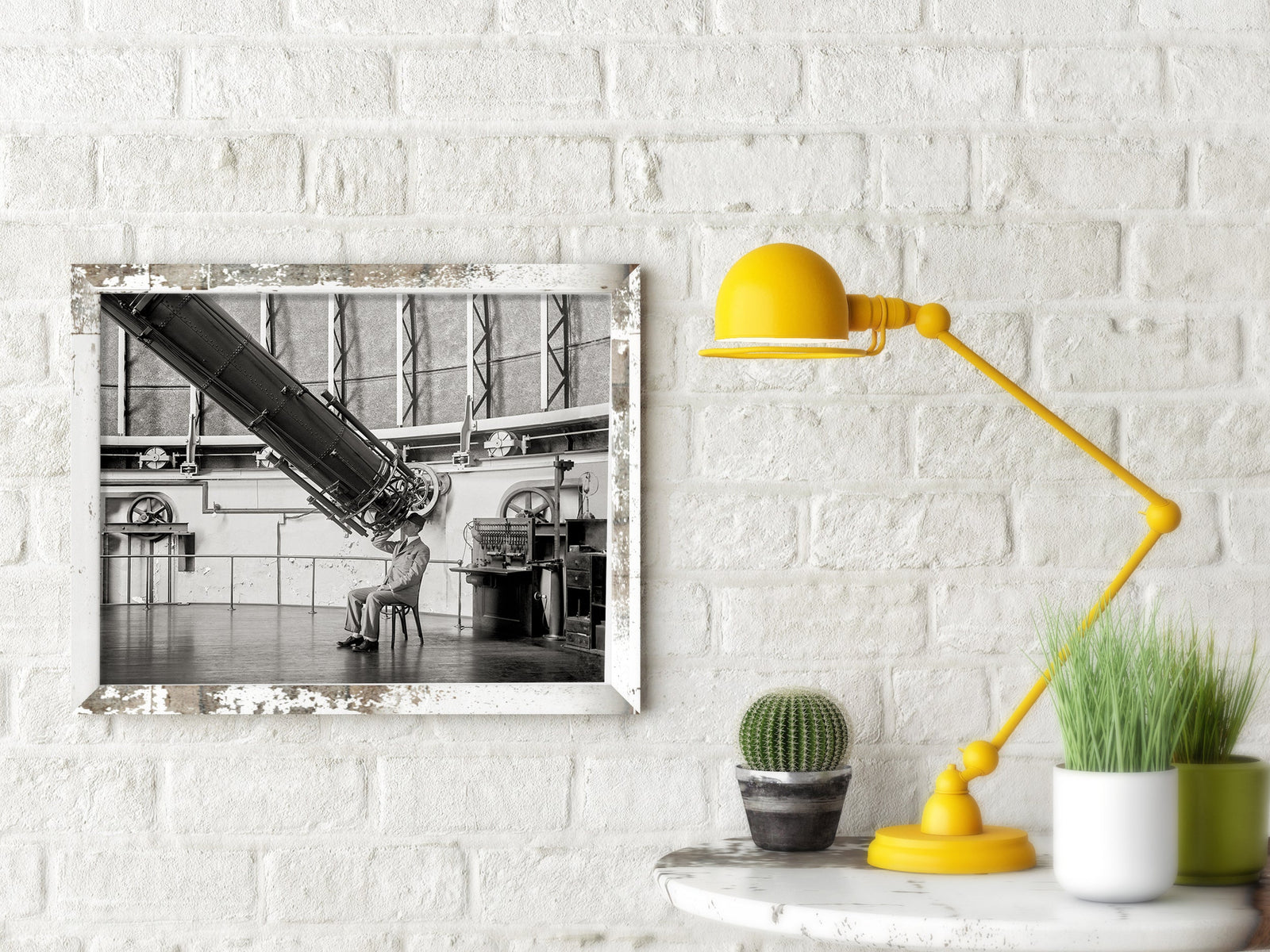 Telescope Photo, Professor Sees Cheese! 1929 Historical Pix