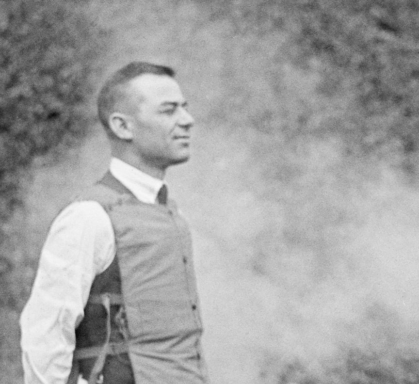 Testing a Bullet-Proof Vest, 1923 Historical Pix