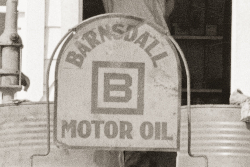 Texas Gas Station Photo, Edcouch, Russell Lee, 1939 Historical Pix