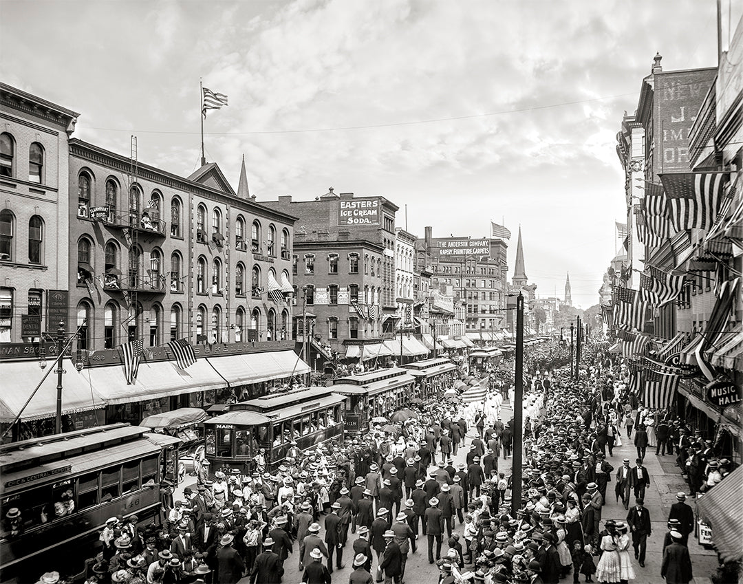 Three Buffalo New York Photos, Lafayette Hotel, Main and Niagara, Early 1900s Historical Pix