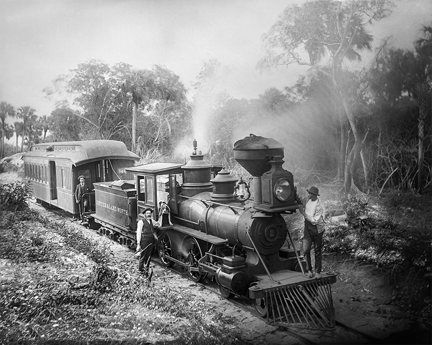 Train Route from Jupiter to Lake Worth, Florida 1800s Historical Pix