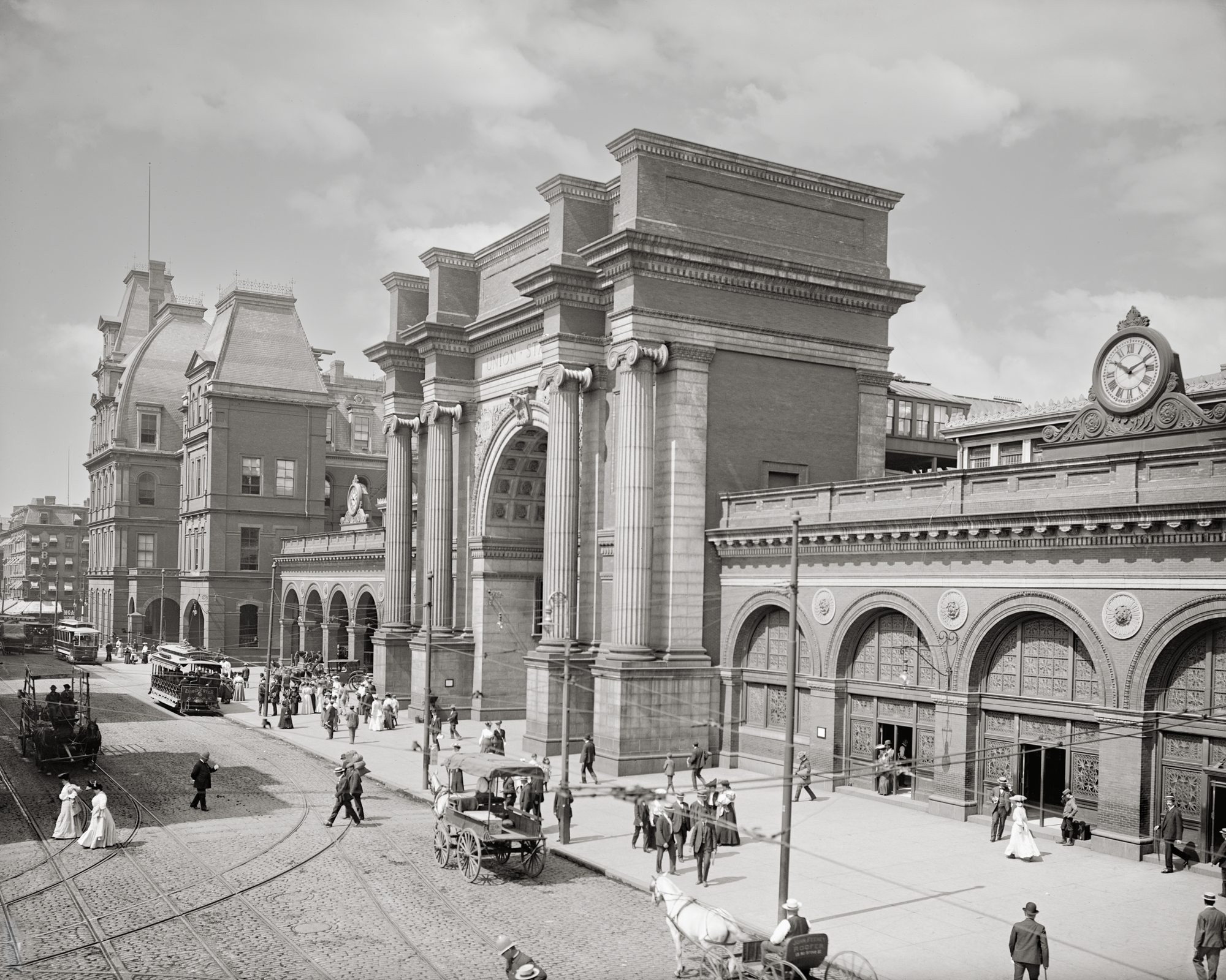 Union Station North, Boston, MA 1905 Historical Pix