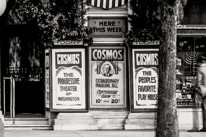 Washington DC, Cosmos Theatre, Pennsylvania Ave, Inauguration Week, 1917 Historical Pix