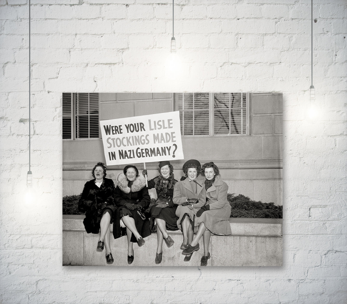 Women Protest Against the Japanese Silk Boycott in 1938 Historical Pix