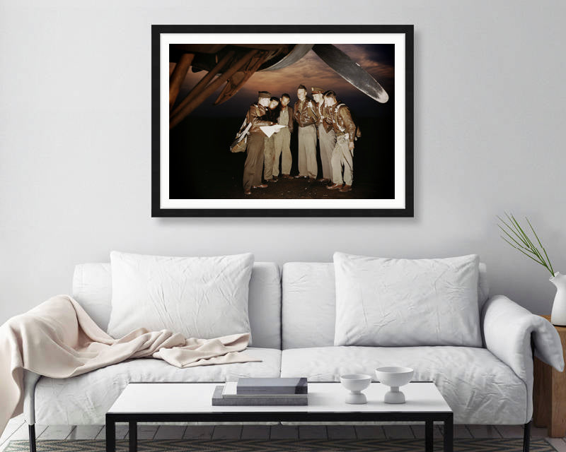 World War II Pilots Photo, Kodachrome, 1942 Historical Pix