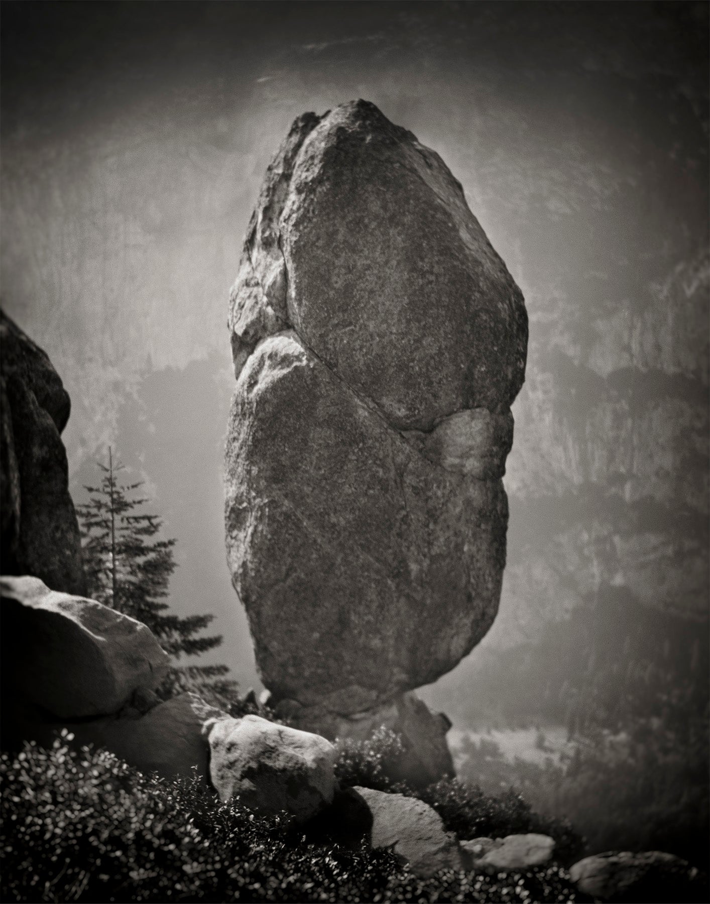 Yosemite Rock Formation, California, 1907 Historical Pix