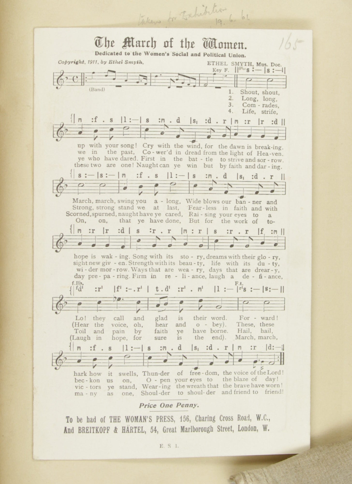 Congressional Union for Woman Suffrage March, May 9, 1914