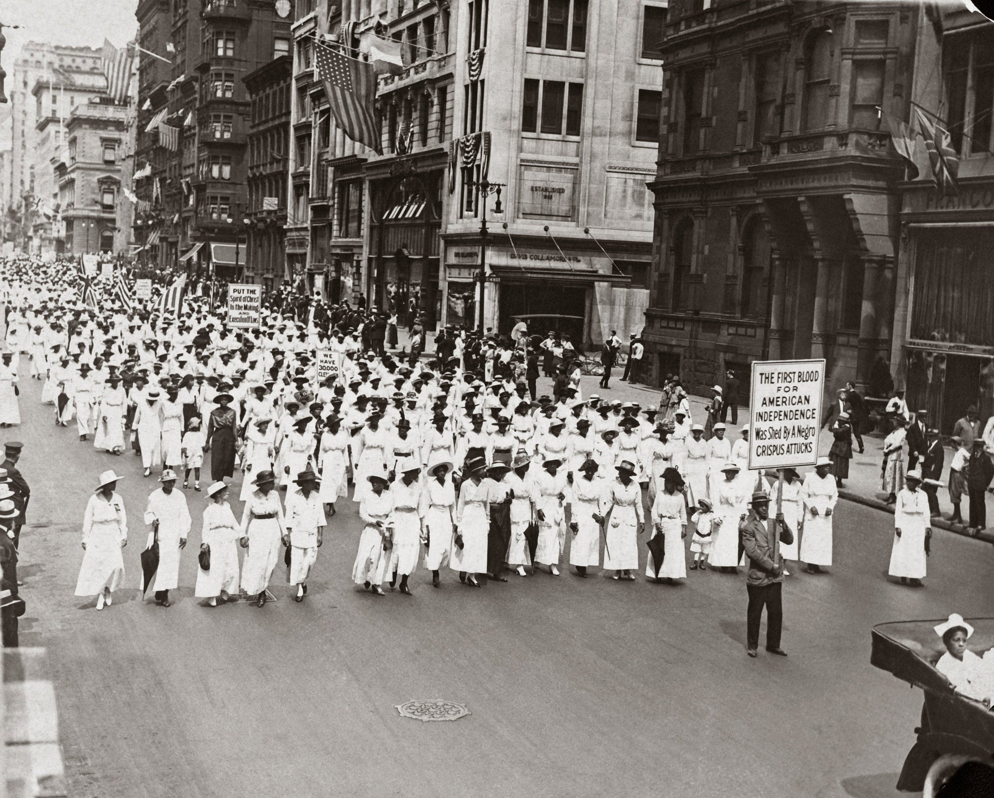 1917 African American Silent Protest Parade Against the East St. Louis Riots Historical Pix