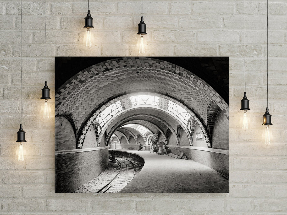 Abandoned New York City Hall Subway Station Sign Photo Historical Pix