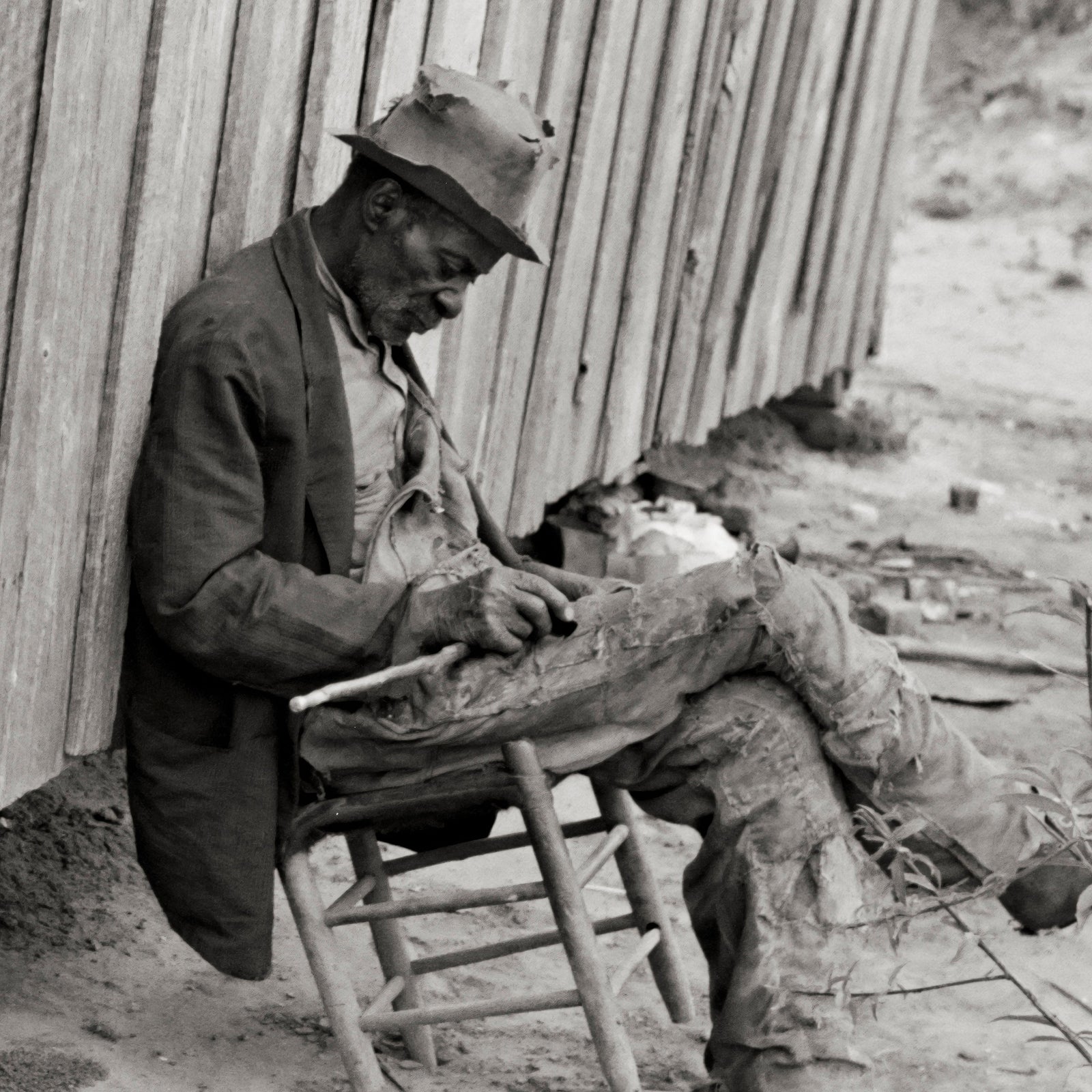 African American Family Portrait, Camdem Alabama, 1939 by Marion Wolcott Post Historical Pix