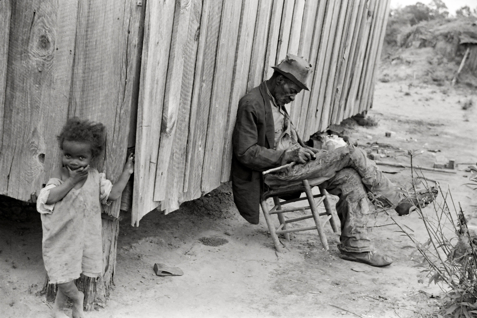 African American Family Portrait, Camdem Alabama, 1939 by Marion Wolcott Post Historical Pix
