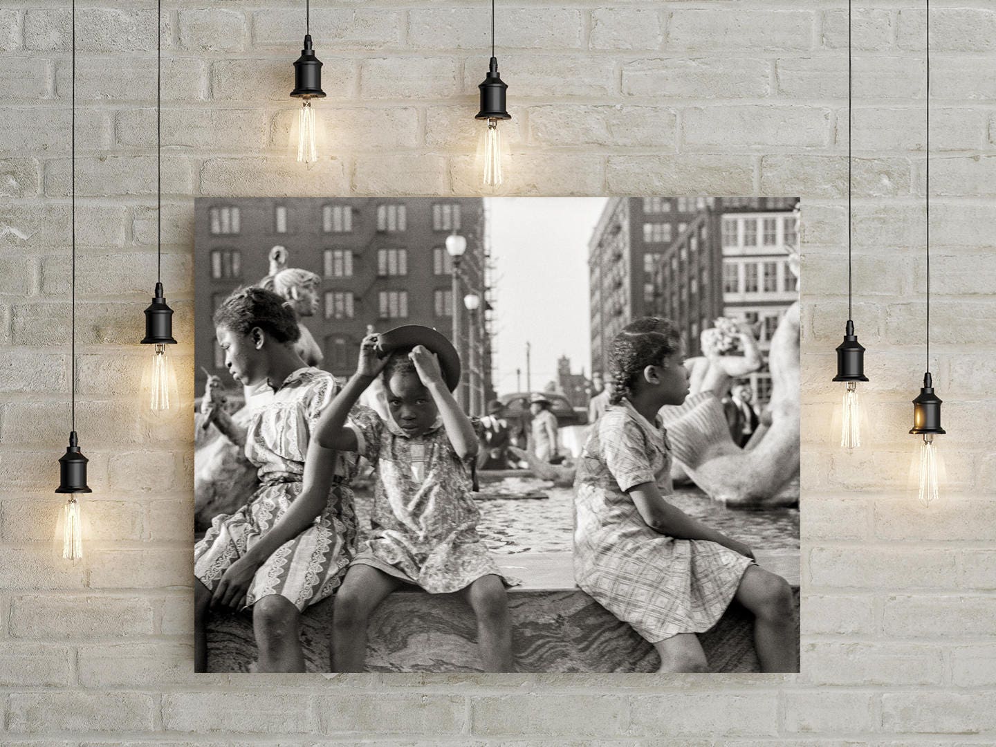 African American Girls Photo, St. Louis Missouri, 1940 Historical Pix