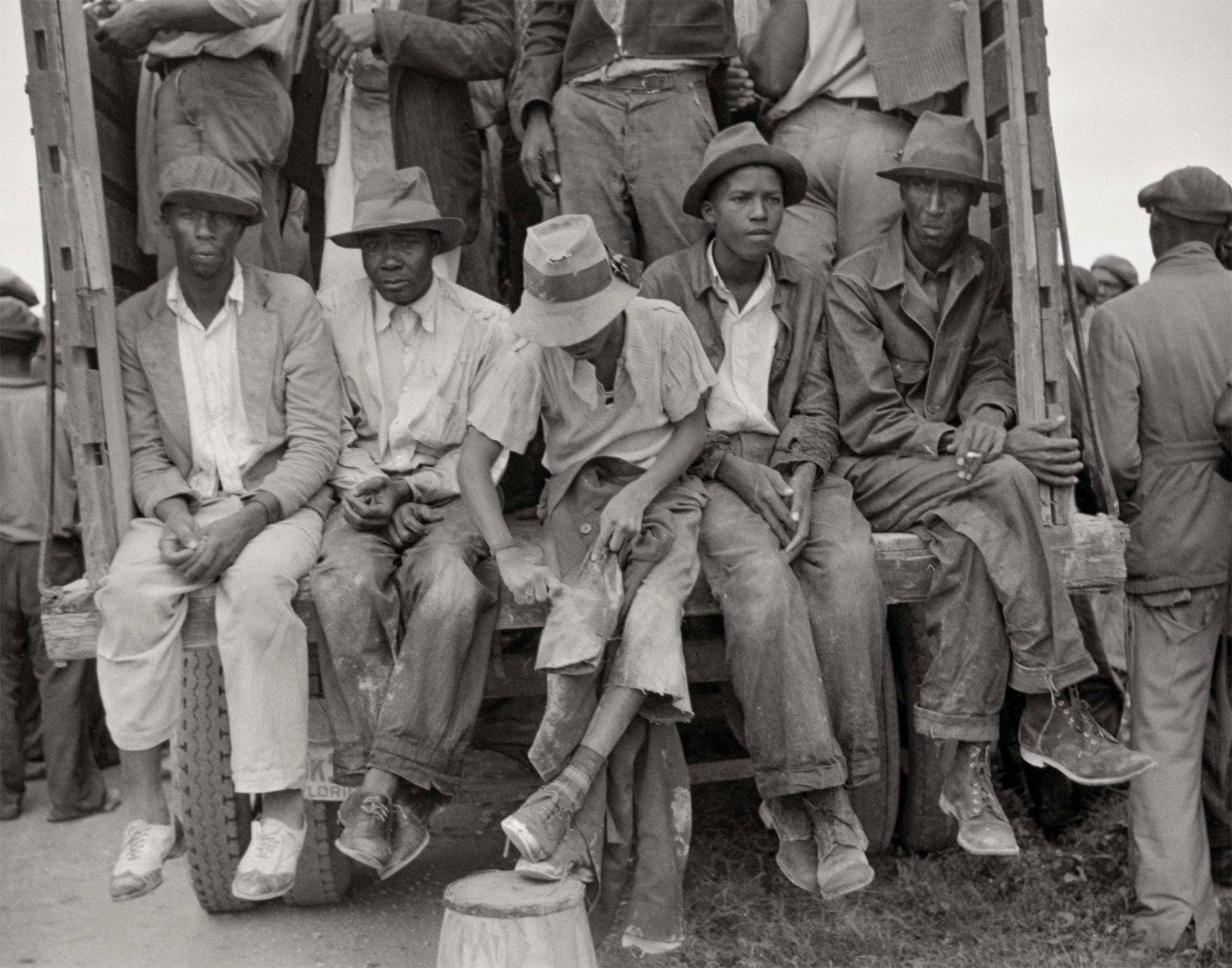 African American Migrant Workers, Homestead Florida, 1939 Historical Pix