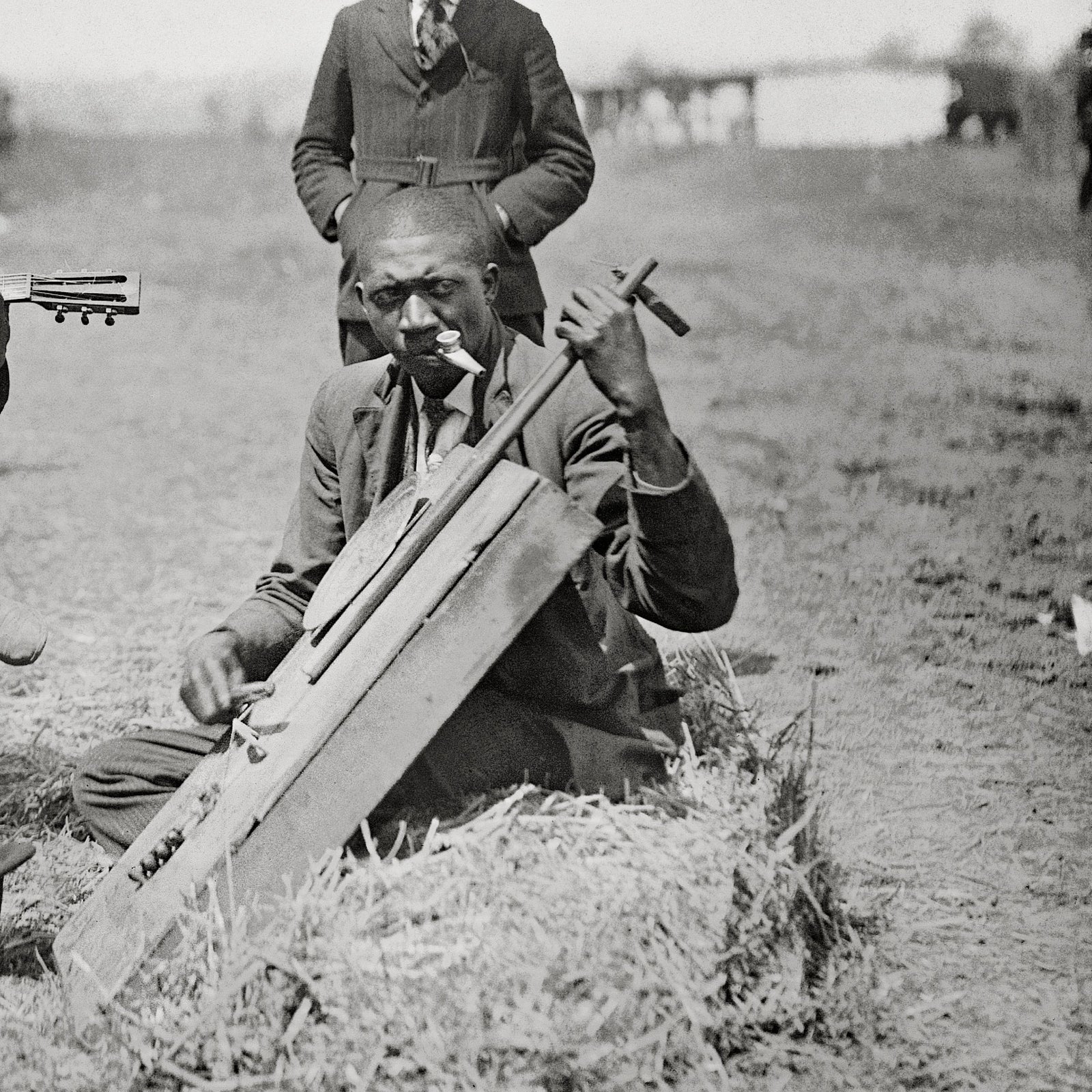 African American Musicians With Kazoos and Guitars Historical Pix