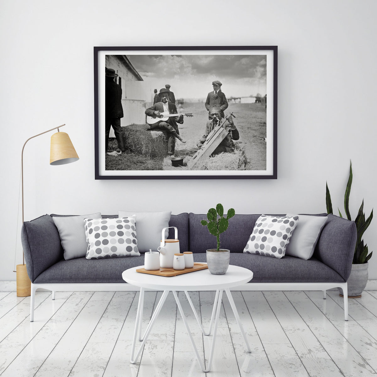 African American Musicians With Kazoos and Guitars Historical Pix