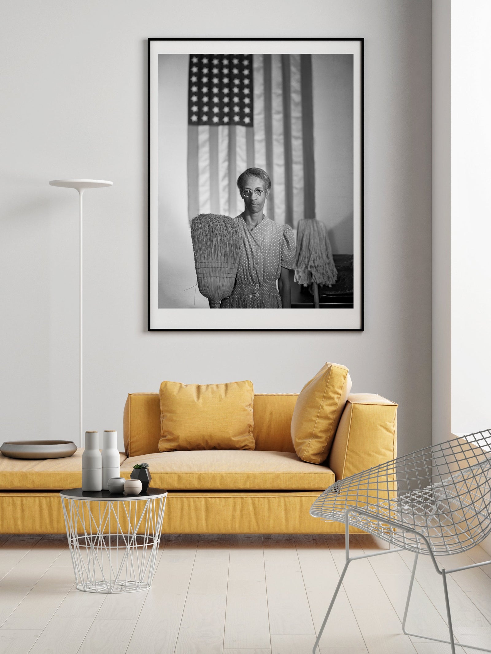 American Gothic photo, Washington DC, 1942, Gordon Parks Historical Pix