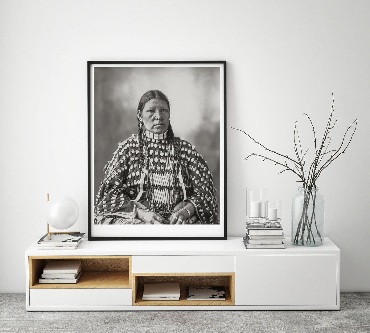 Arapaho Woman Portrait, &quot;Freckle Face&quot;, 1898 Historical Pix