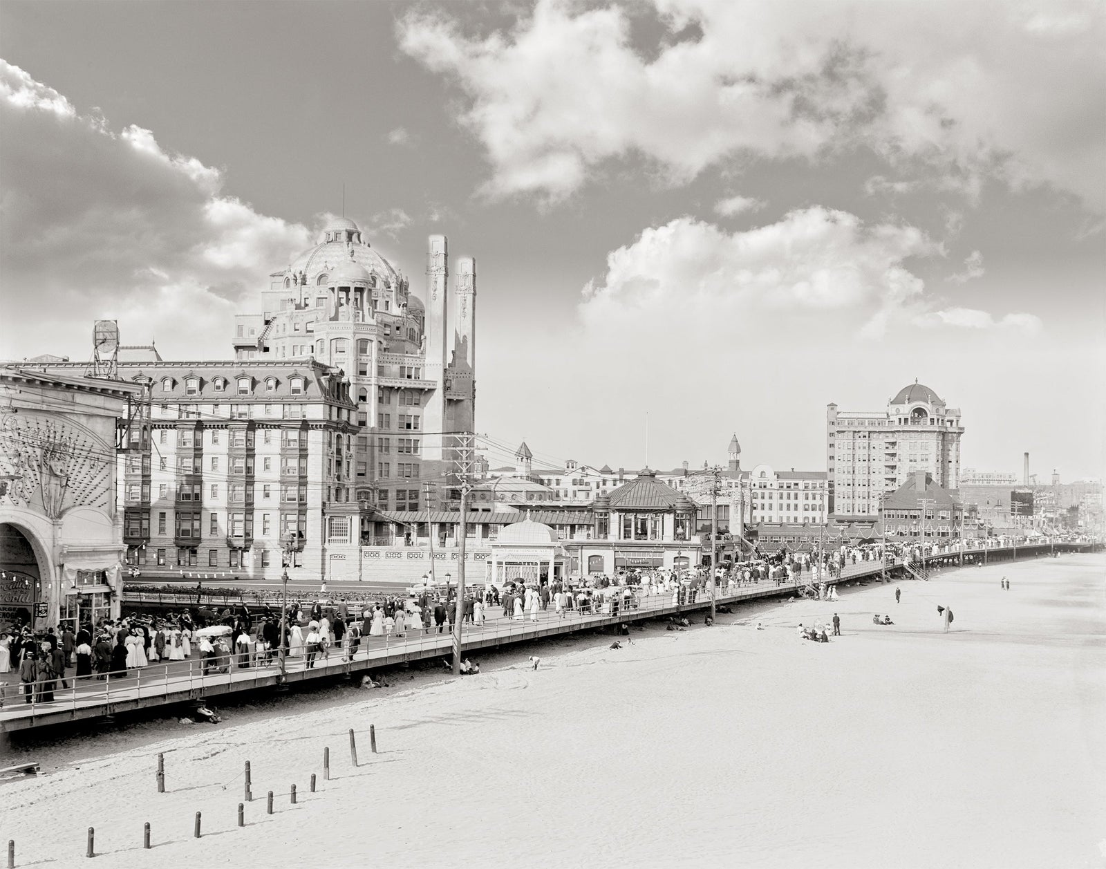Atlantic City, Boardwalk, NJ, 1906 Historical Pix