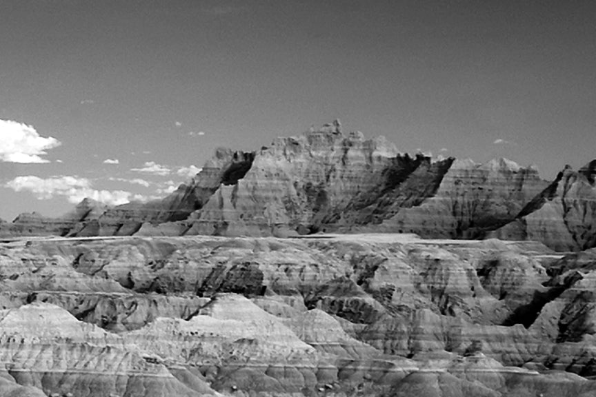 Badlands, South Dakota Landscape Historical Pix