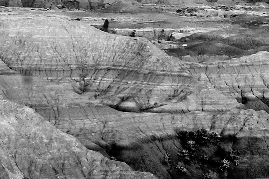 Badlands, South Dakota Landscape Historical Pix