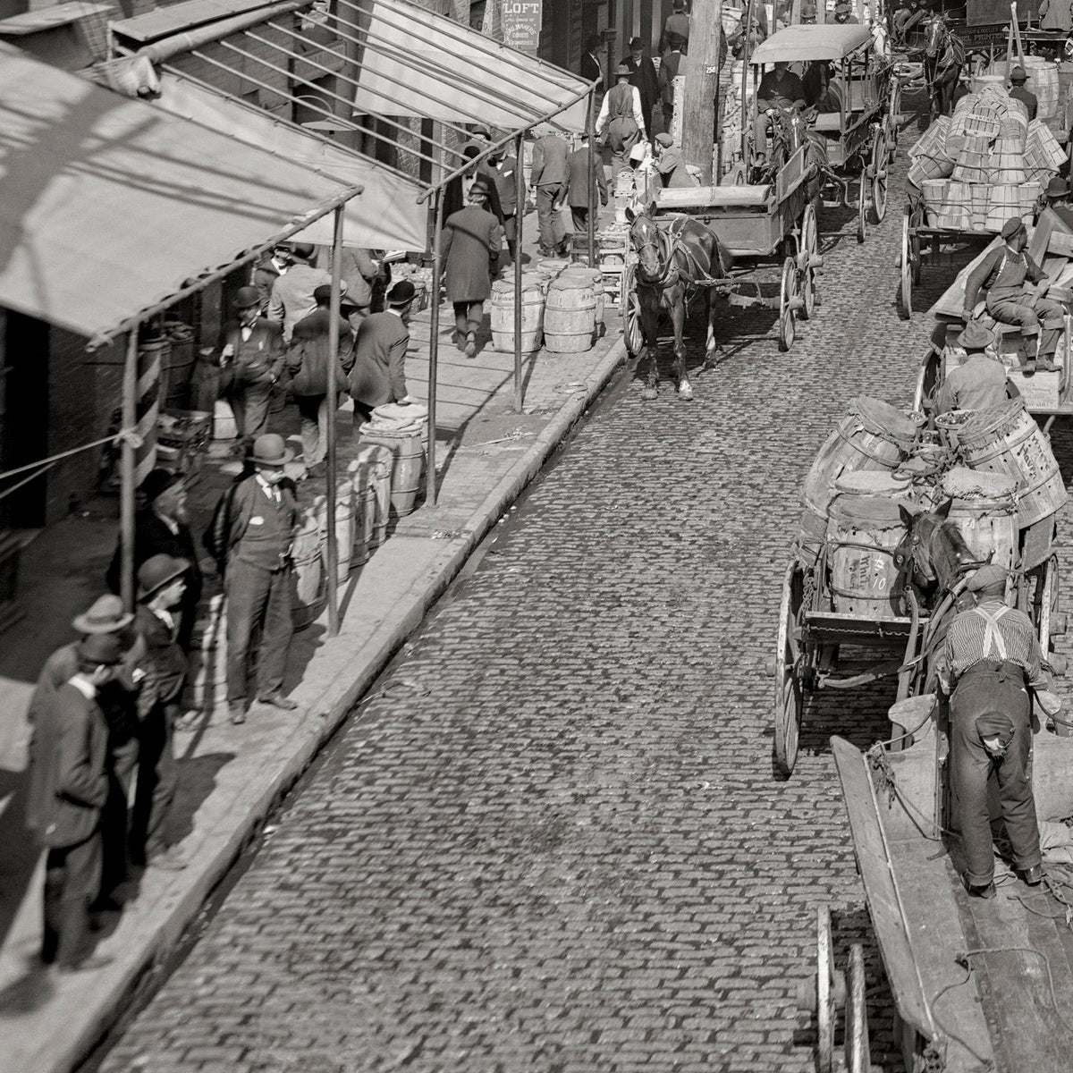 Baltimore, Maryland, Light Street looking North Historical Pix